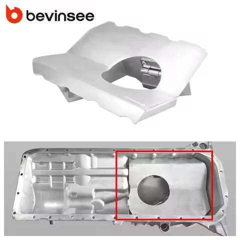 BEVINSEE Oil Pan Baffle Plate for BMW M54 M52TU Engines for BMW E46 328i 330i 325i 320i 323i 99-05 Z