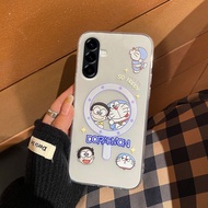 เคสสำหรับSamsung A17 5G A07 4G A07 LTE ใหม่2025น่ารักการ์ตูนโดราเอมอนลายปลอกซิลิโคนนิ่มใสเคสโทรศัพท์