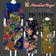 Daster - gamis kencana ungu lengan 3/4 label biru - LD 120CM bisa bayar ditempat