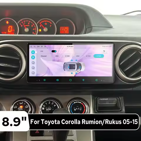 8.9"Android Car Stereo for Toyota Corolla Rumion/Rukus 2005-2015 1920×720 TouchScreen CarPlay Androi
