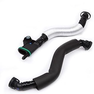 VMTJYX 2PCS Oil Water Separator Breathing Hose Exhaust Pipe, for VW, for Tiguan, for Audi, 06J 103 2
