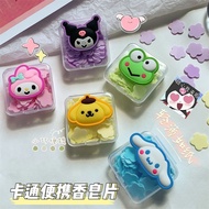 {BB} Disposable Hand Soap Tablets Soluble Soap Sanrio Children Kuromi Carry-on Yugui Dog Student Soa
