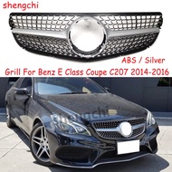 W207 Diamond Style Front Bumper Grille For Mercedes Benz E Class Coupe C207 Facelift E200 E250 E300 