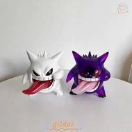 GILDAI  Gengar Figure, 9cm PVC Gengar Action Figure, Cute Transparent Sticking Tongue Out Gengar Gam