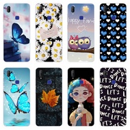 Vivo V9 1723 / V11 Pro 1804 / V11i 1806 Soft Case Cover Butterfly Printed Clear Silicone Phone Casin