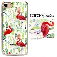 【Sara Garden】客製化 軟殼 蘋果 iPhone6 iphone6s i6 i6s 手機殼 保護套 全包邊 掛繩孔 清新紅鶴火鶴