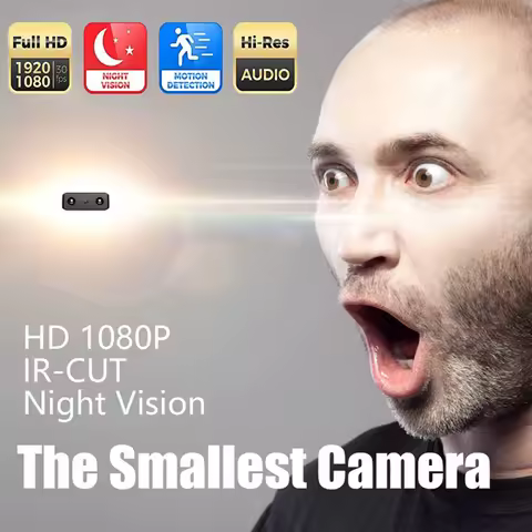 32GB Mini Camera XD IR-CUT Full HD 1080P Home Security Camcorder Infrared Night Vision Mini Cam DV D