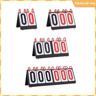 [BlesiyaedMY] Table Scoreboard, Point Counter, Sports Scoreboard, Flip Scoreboard, Scoreboard for Ba