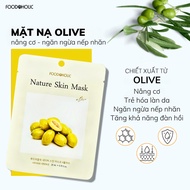 Combo 10 Mặt Nạ Thiên Nhiên Dưỡng Ẩm Giảm Mụn Trắng Da Foodaholic Nature Skin Mask 23gx10
