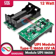 UPS Module 18650 Type-C 5V 3A / 12V 1A – Modul UPS Charge & Discharge untuk Arduino Router & IoT
