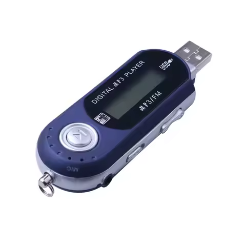 Portable USB MP3 Player Music Player Digital LCD Screen 4G Storage FM Radio Multifunction MP3 Music 