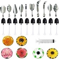 21-Piece 3D Jelly Art Tool Set, Stainless Steel Baking Decorating Kit with Nozzles & Needle for Cake