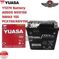 YUASA BATTERY YTZ7V for YAMAHA AEROX NVX155/ NMAX150/ HONDA PCX150/ADV150 100% ORIGINAL