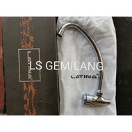 LATINA STAINLESS STEEL FLEXIBLE KITCHEN SINK WALL WATER TAP SINK TAP SINKI TAP KITCHEN FAUCET