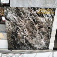 granit lantai 60x60 hitam motif marmer