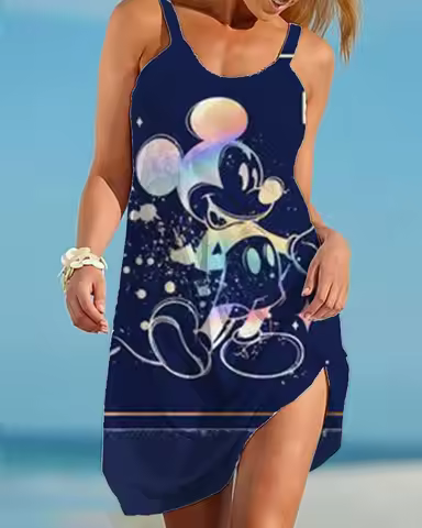 Women's Dresses for Women 2025 Summer Dresses Plus Size Summer Dress 4xl 5xl 6xl Disney Large Sizes 