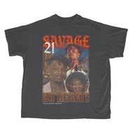 21 Savage / Kaos 21 Savage Oversized Darkgrey / Vintage Rap Tee / 21 Savage Tshirt