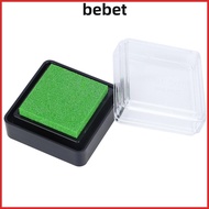 BEBET Craft Ink Pad, Metallic Mini Ink Pad Stamp, Seal Easy Application DIY Printing Pad Fabric Craf