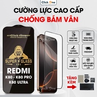 Redmi K80, K80 Pro, K80E, K80 Ultra tempered glass transparent, full screen, anti-scratch nano, anti