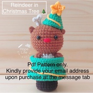 Reindeer Crochet Pattern PDF