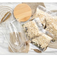 DIET ROLLED OAT 70gm READY STOCK Dry overnight Oat Healthy  Snack Food -  Organic Ingredients Rolled