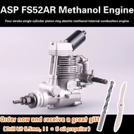 ASP FS52AR 52 8.56cc Scale Four Stroke Methanol Nitro Engine Motor for RC Model Fixed Wing Aircraft 