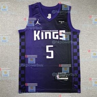 新款 全刺繡NBA國王福克斯刺繡球衣Nike籃球衣40 請認證hkpowerbuy.賣家 世界杯 運動褲 運動衫 套裝 籃球衫 比賽服