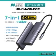UGREEN CM498 USB-C 9 In 1 Docking Multifunctional Hub UG-CM498-15600 /UG-CM498-15375 /UG-CM498-15852