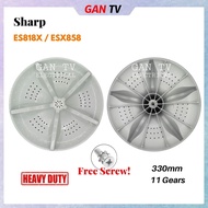 Heavy Duty Sharp 330mm ES818X ESX858 ESX919 ESX958 Washing Machine Pulsator 11 Gears (SRP095) GANTV