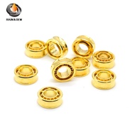 1Pcs  R188  Golden  Yoyo Bearing  UR188 Fingertip Gyro Bearing 6.35X12.7X4.76mm  UR188KK Bearing