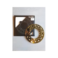 Chainring BUBBLE LUCE 53T 56T TITANIUM GOLD
