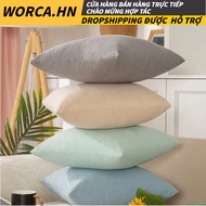 Square sofa backrest pillow for home, car, office decoration 45x45 cotton