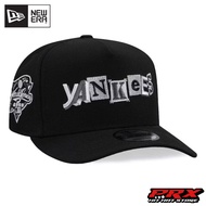 NEW ERA 9FIFTY A-FRAME NEW YORK YANKEES WORLD SERIES 2000 BLACK METALLIC EDITION HAT SNAPBACK CAP