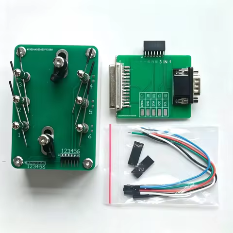 6 Points Adjustable Pogo Pin Test Jig Solder-Free Auto Key Fob PCB Reading Clip Universal LocksmithC