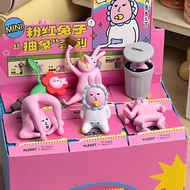 DC动漫粉红兔子圣诞限量情侣盲盒PVC手办礼盒潮玩摆可爱礼物DC Anime Pink Rabbit Christmas Limited Edition Couple Blindmrcnwm3rq2m