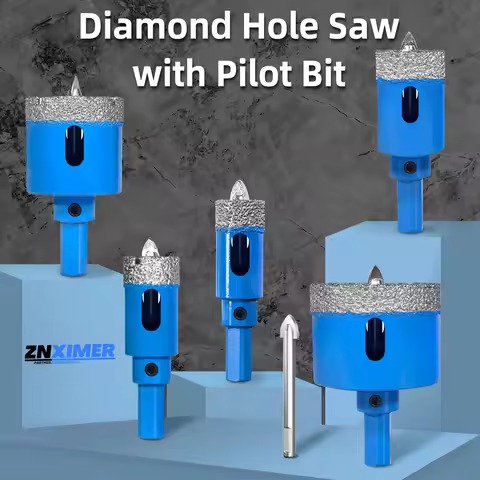 1pcs 18-68MM Diamond Drill Bits Set Ceramic Tile Hole Saw with position drill for Glass Marble Grani