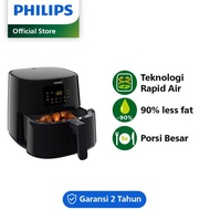 HITAM Philips Essential Air Fryer XL HD9270/90 - Black