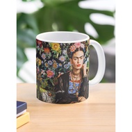 Frida Kahlo Flower Coffee Mug