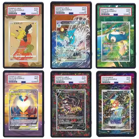 Art for Psa Case Card Display Snorlax Latios Giratina Charizard Kingdra Greninja Magikarp Acrylic Ex