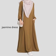 AHA DRESS GAMIS POLOS SYARI / GAMIS WANITA SIMPEL TERBARU