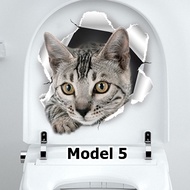 Stiker gambar kucing lucu wall stickers bisa di mobil atau motor stiker kucing 3D aksesoris dekorasi