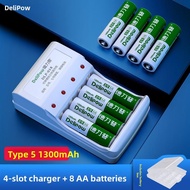 Delipow | High Capacity Rechargeable Battery AA 1.2V NiMH