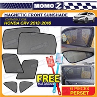Car Honda CR-V CRV 2013 - 2016 Window Magnetic Sun Shade Magnet Sunshade FREE TouchNGo Stick Holder 