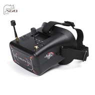 FPV Goggles 4.3inch 5.8GHz 40CH FPV Head-Mounted Goggles 800x400 with DVR Function Built-in Battery 