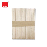 Kayu Aiskrim Kosong 14cm 50pcs (Ice Cream Stick / Pine Wood POP Stick / Craft Wood Stick / DIY Use)