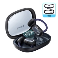 Baseus Eli หูฟังไร้สายหูฟังบลูทูธ5.3หูฟังสำหรับเล่นกีฬาพอดีกับที่เปิด4-Mics จอแสดงผลดิจิตอล ENC สำหร