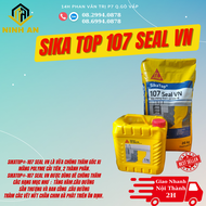 Sika TopSeal -107 Bộ 25 Kg hai thành phần A&B - vữa chống thấm gốc xi măng polyme cải tiến 2 thành
