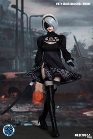 Brand new 1/6 super duck 2B Nier automata set 064A 2b 尼爾自動人形 可換 tbleague hottoys Starman i8 toys Ver