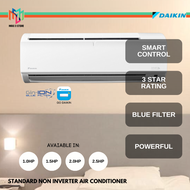 Daikin FTV28PB/FTV35PB/FTV50PB/FTV60PB Standard Non Inverter Air Conditioner FTV-P R32 Air Cond 1.0HP/1.5HP/2.0HP/2.5HP 3 Star Rating Smart Control Penghawa Dingin