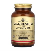 [ แมกนีเซียม + บี 6 ] Solgar Magnesium with Vitamin B6 x 250 (เม็ด) Tablets